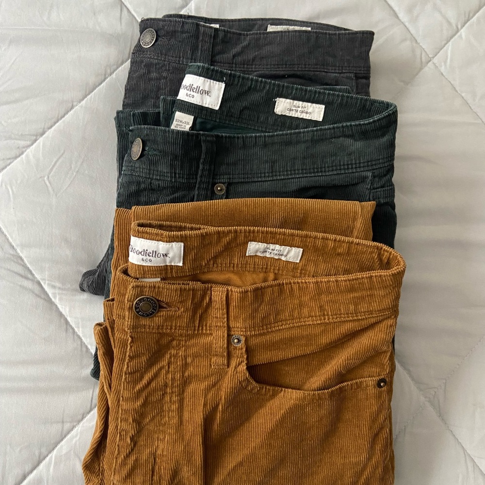 Slim corduroy